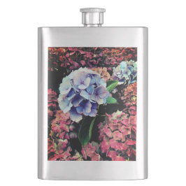 Cantil Flores azuis e rosa