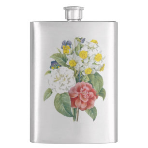 Cantil flores coloridas vintage por Redoute.