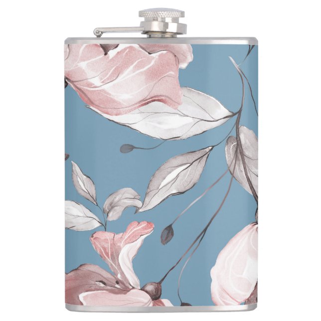 Cantil Flores de primavera, folhas, design sem costura (Frente)