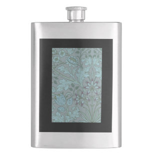 Cantil Flores Decorativas Azul Pastel