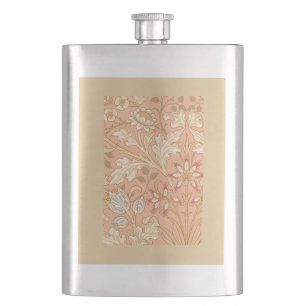 Cantil Flores Decorativas Rosa Pastel