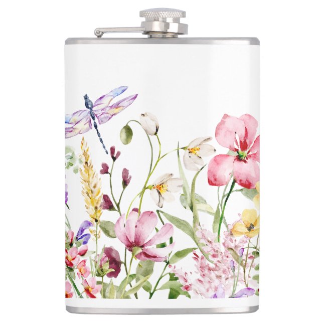 Cantil Flores e Dragonfly selvagens (Frente)