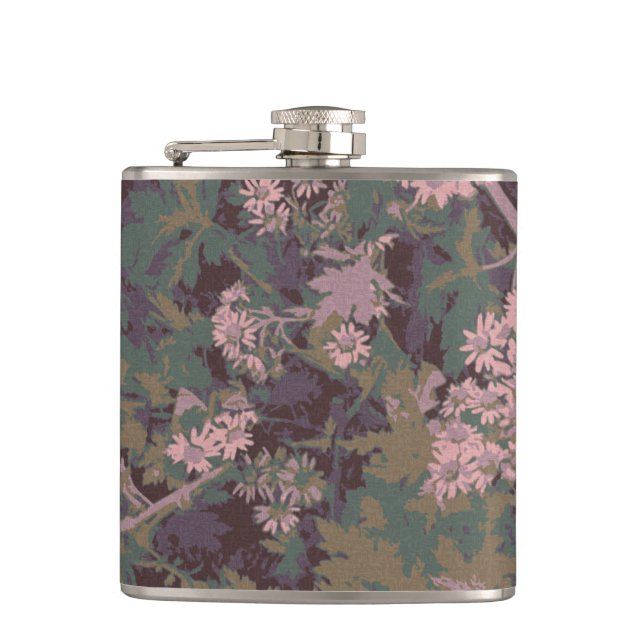 Cantil Flores, folhas, e camuflagem (Frente)