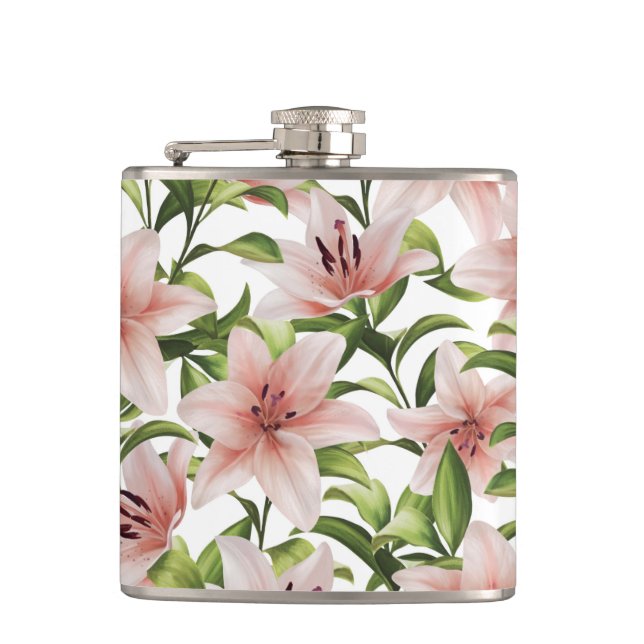 Cantil Flores Lily. Padrão floral (Frente)