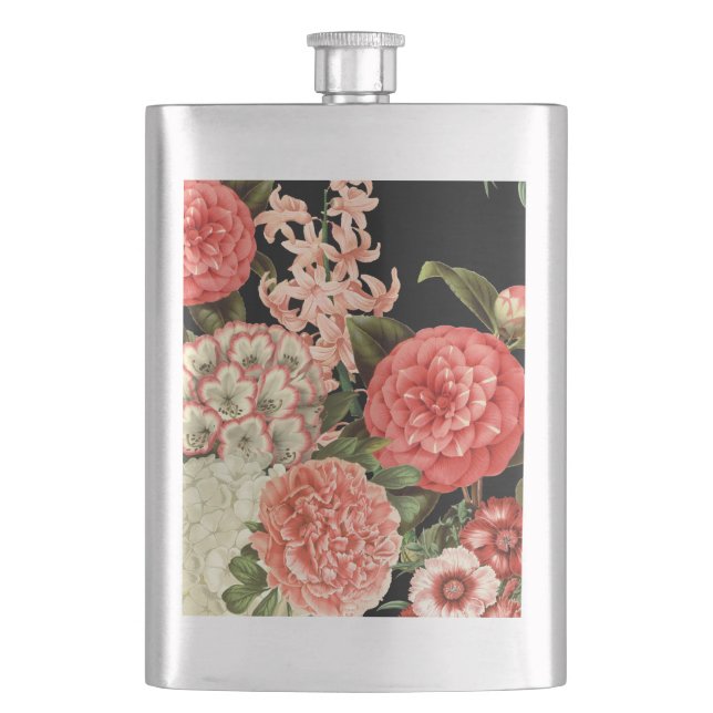 Cantil flores rosa-botânica modernas, antigas (Frente)