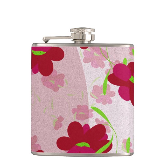 Cantil Flores rosa e vermelha - Floral (Frente)