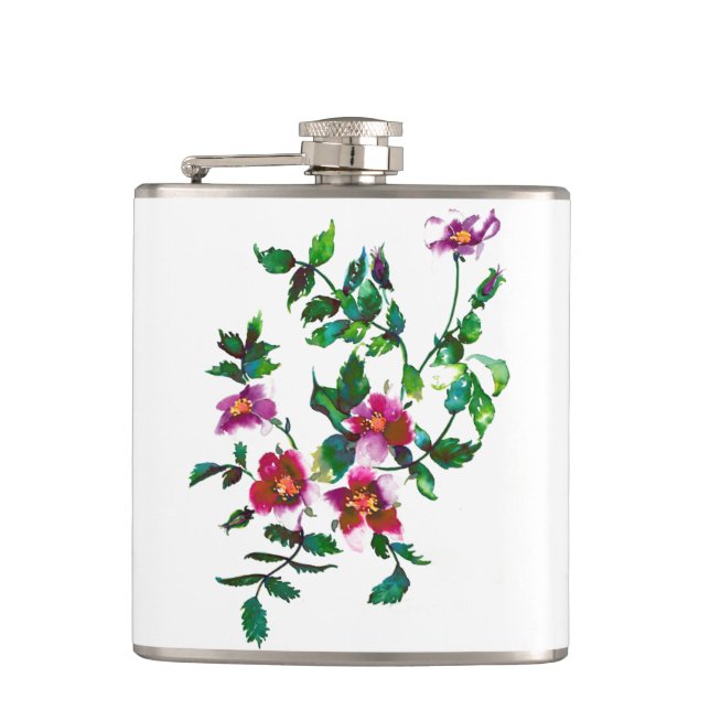 Cantil Flores silvestres cor-de-rosa-escuro Elegante (Frente)