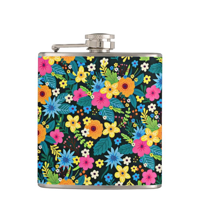 Cantil Flores Vibrantes Ditsy Padrão Floral-43785 (Frente)