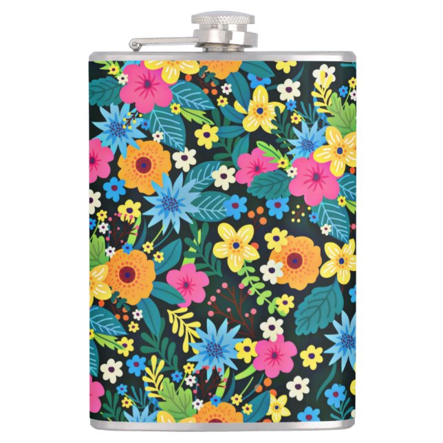 Cantil Flores Vibrantes Ditsy Padrão Floral-43785 (Frente)