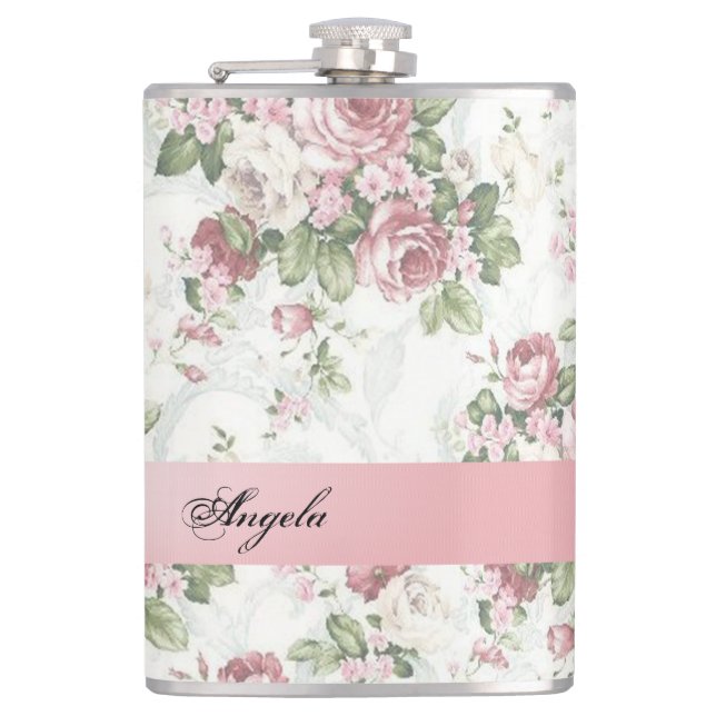 Cantil Flores Vintage Shabby Chic-Personalizadas (Frente)