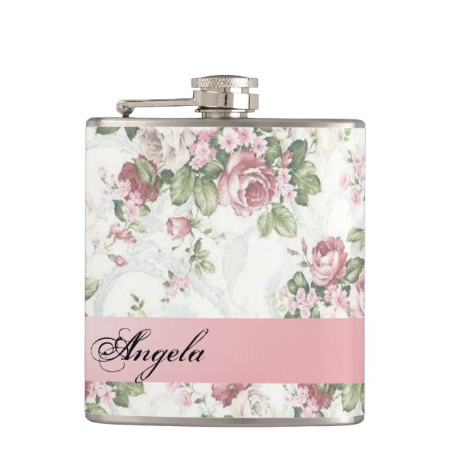 Cantil Flores Vintage Shabby Chic-Personalizadas (Frente)