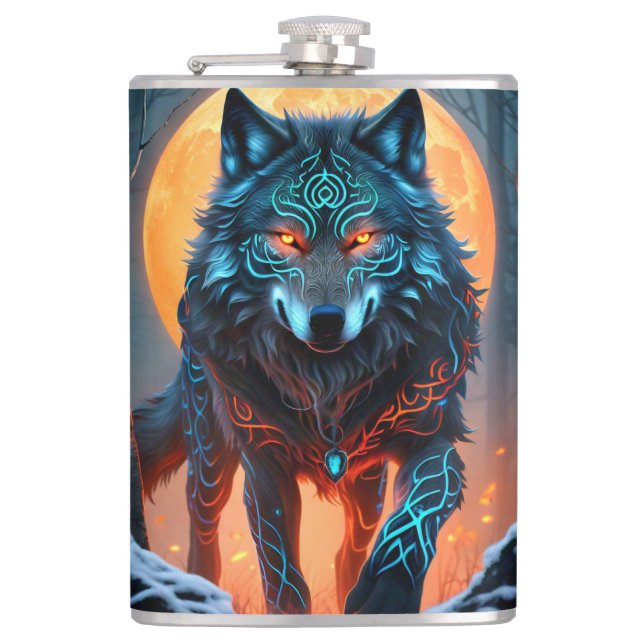Cantil Floresta Celtic Wolf Moonlit (Frente)