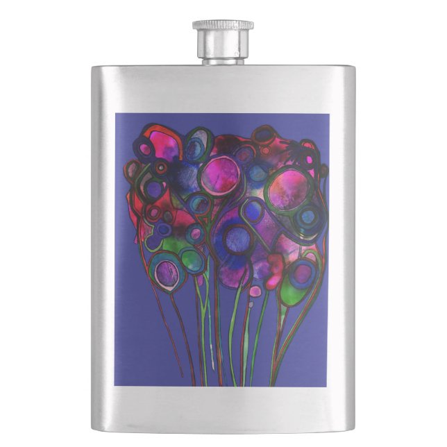 Cantil Flowers Classic Flask (Frente)