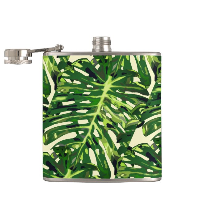 Cantil Folga de Folhas Tropicais (Aberto)