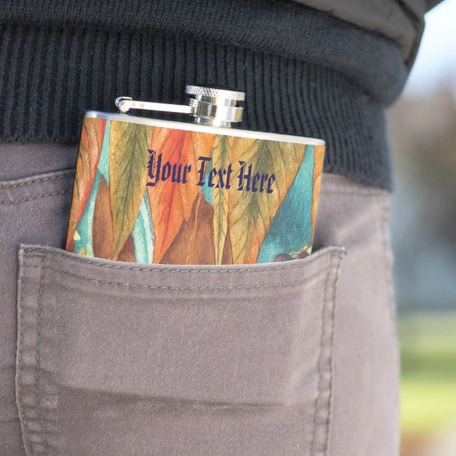 Cantil Folha do outono cores originais estilizadas da art (In Situ)