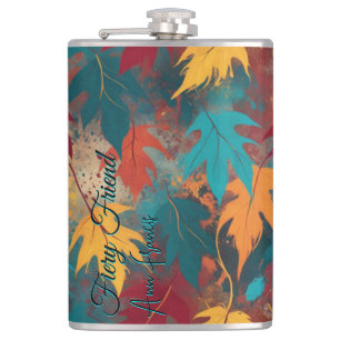 Cantil Folhas de outono Elegantes Amigos de Fiery Vibrant