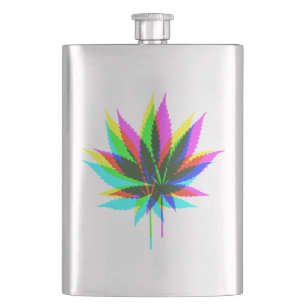 Cantil Folhas de plantas selvagens - cor neon + suas idei