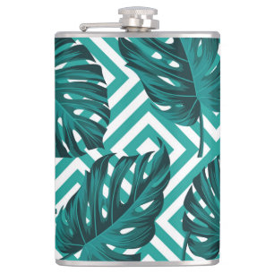 Cantil Folhas Tropicais: Padrão Invisível Floral.