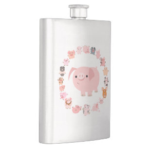 Cantil Folheto Clássico Pig Mandala