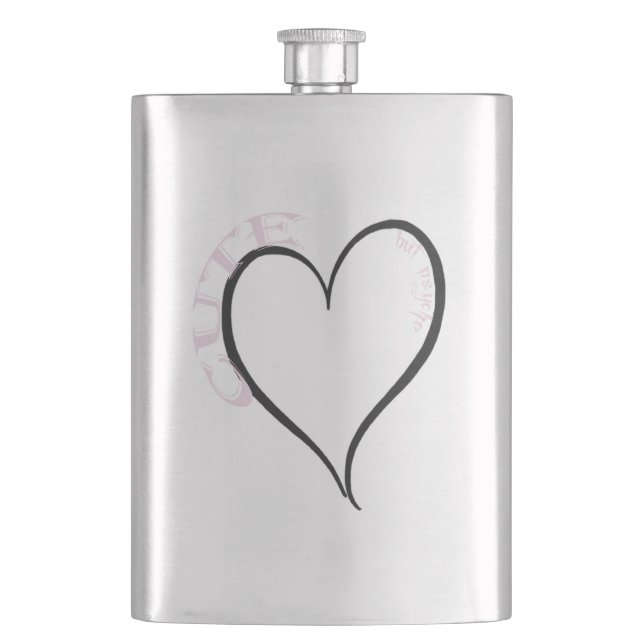 Cantil Fonte rosa branca, mas psíquica, do coração preto (Frente)