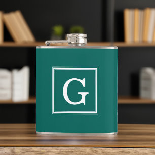 Cantil Forest Green moldou o monograma