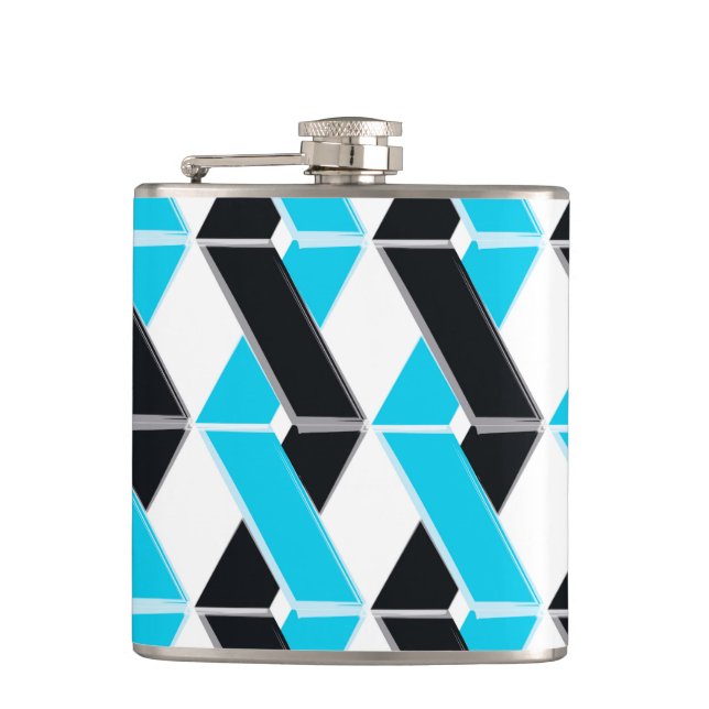 Cantil Formas geométricas azuis, arrojadas, legal e tranç (Frente)