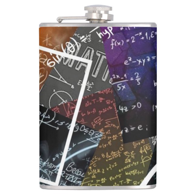 Cantil Fórmula Matemática Vinil Flask (Frente)