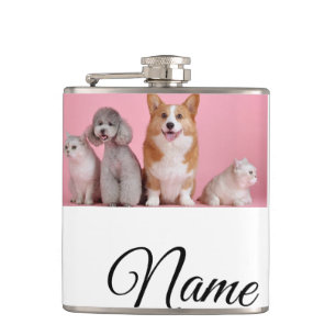 Cantil Foto personalizada de animal colorido simples adic