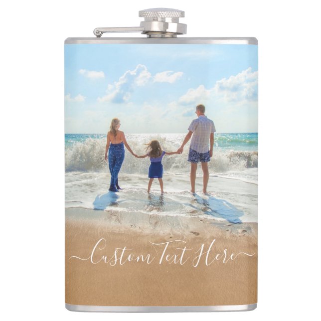 Cantil Foto personalizada personalizada e formato de text (Frente)