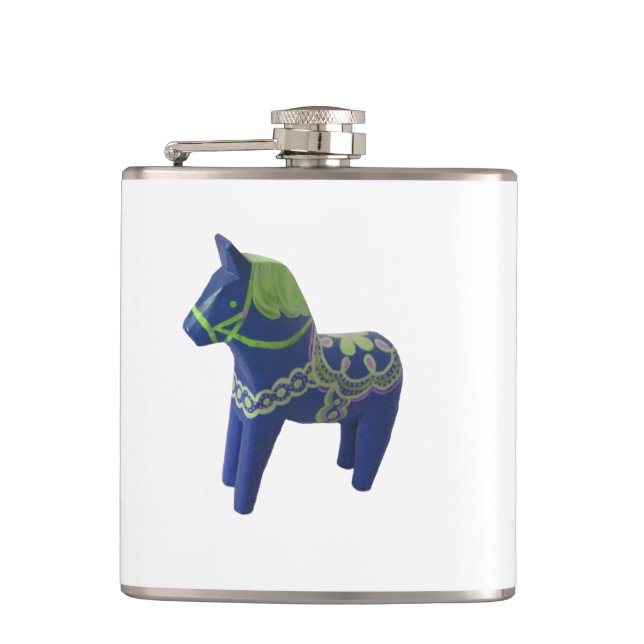 Cantil Frasco azul Dala Horse (Frente)