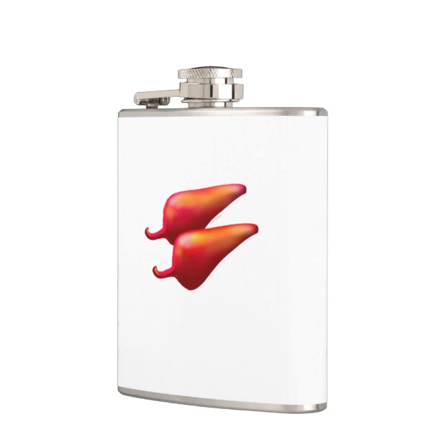 Cantil Frasco branco de pimentos vermelhos (Esquerda)