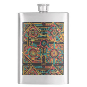 Cantil Frasco clássico "Aztec Dream" azul antigo
