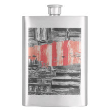 Frasco Clássico – Design Abstrato Red Pulse
