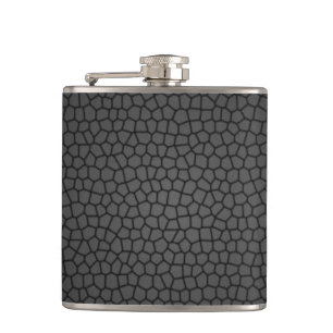 Cantil Frasco com Design de Pedras Pretas