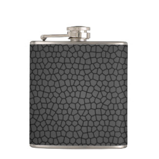 Cantil Frasco com Design de Pedras Pretas