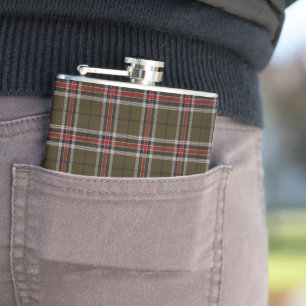 Cantil Frasco com Xadrez Escocês Loch Ness Tartan