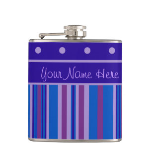 Cantil Frasco da anca para personalizar o azul, o Mauve,