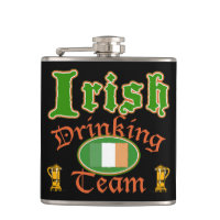 Frasco da Equipe do Bebendo Irlandês