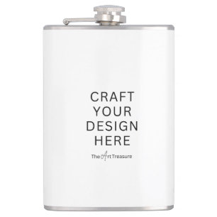 Cantil Frasco de 8 oz Impresso Personalizado – Envie Seu