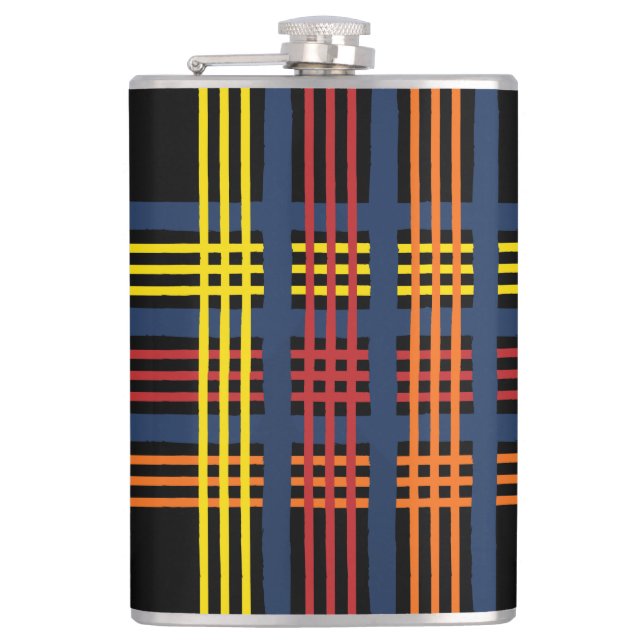 Cantil Frasco de Abstrato de multicores (Frente)