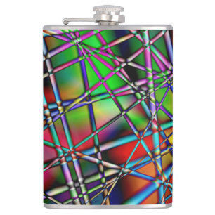 Cantil Frasco de Abstrato de multicores