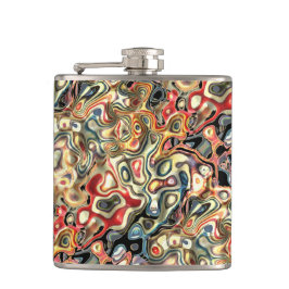 Cantil Frasco de Arte Abstrata
