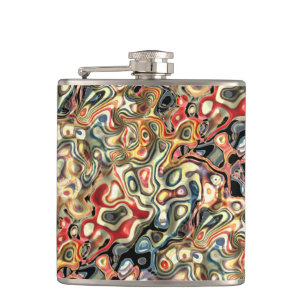 Cantil Frasco de Arte Abstrata