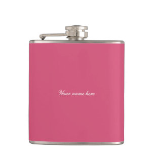Cantil Frasco de bebendo de vinilo, cor-de-rosa