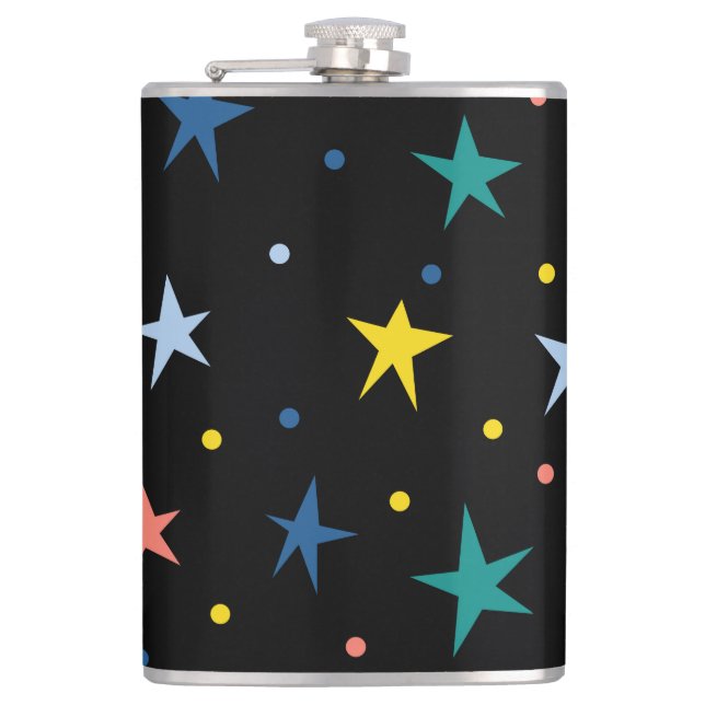 Cantil Frasco de Cerveja & Vinho com Padrão de Estrela Pe (Frente)