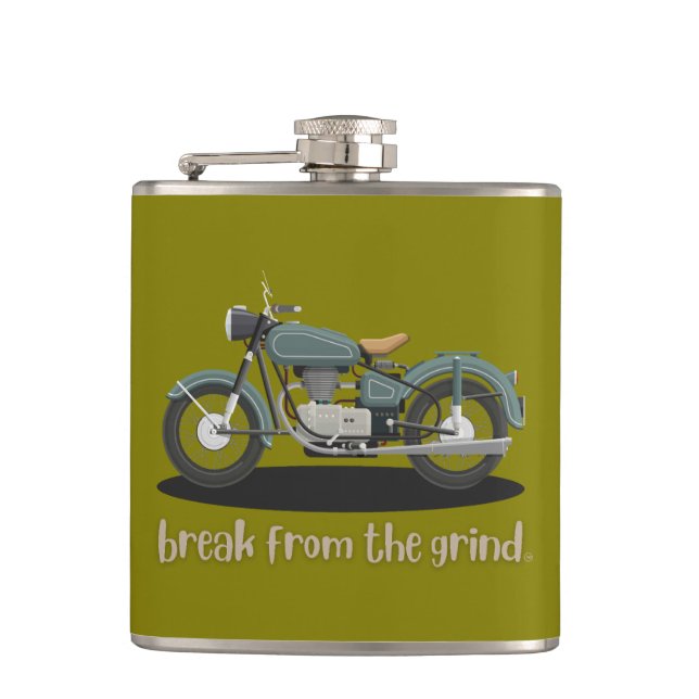 Cantil Frasco de Ciclo Vintage (Frente)