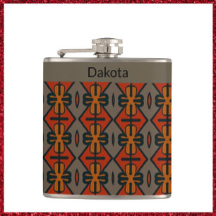 Cantil Frasco de Design Vinil enrolado com tribal Funky