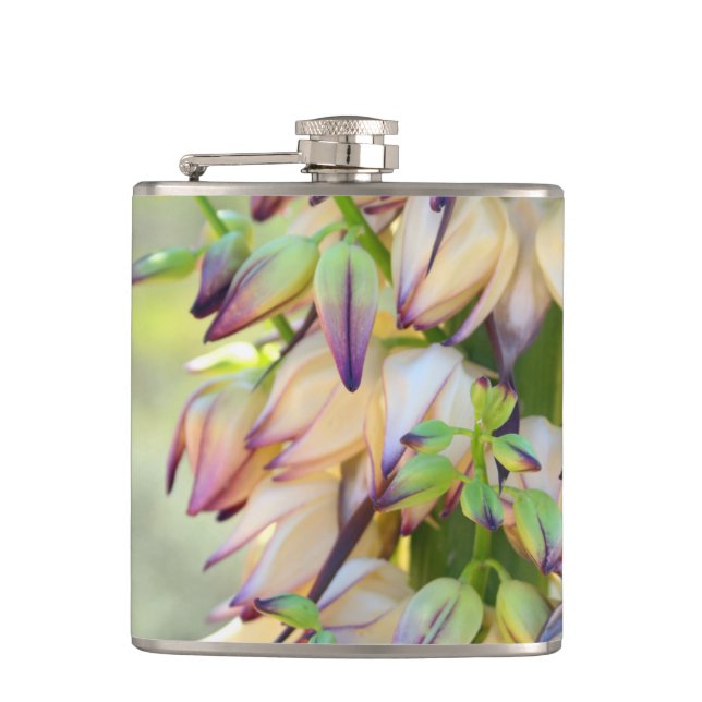 Cantil frasco de flores yucca (Frente)