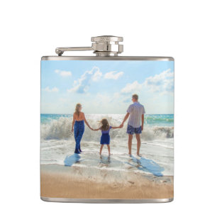 Cantil Frasco de Foto de Família Personalizado