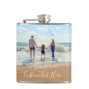 Cantil Frasco de Foto e Texto Personalizado - Seu Design